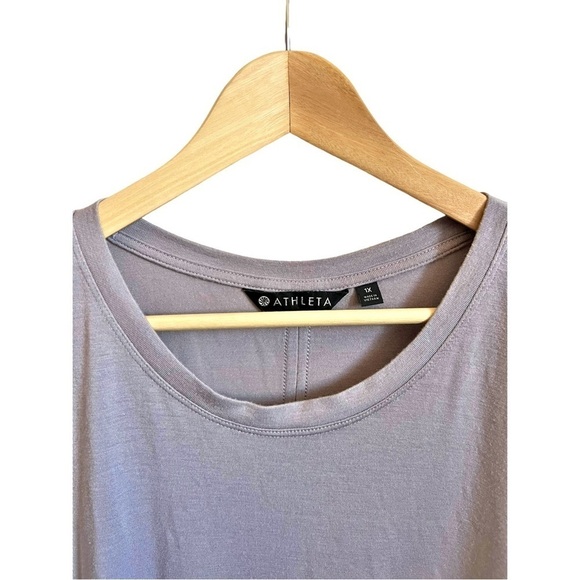 Athleta Plus Size 1X Long Sleeve Athletic Workout Lounge Top - Picture 2 of 6